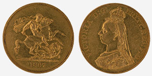 Image showing British five pound