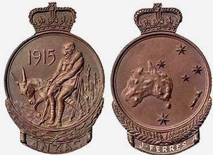 50th Anniversary of Gallipoli medal, 1965