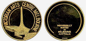 Medal for Victorian Arts Centre, 1989