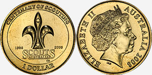 1 dollar 2008 - Centenary of Scouting