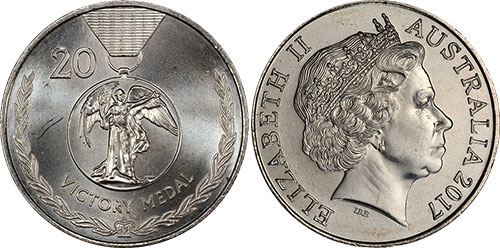 20 cents 2017 Victory Medal
