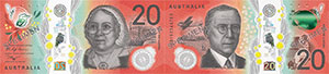 20 dollars Note