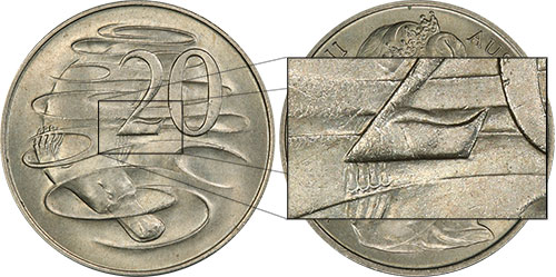 20 cents 1966 - Gap Wavy 2 - London mint