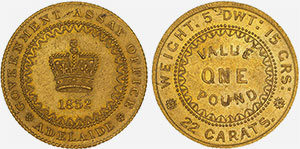 The Adelaide Pound, 1852