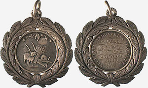 Industrial Exhibition medal, 1856