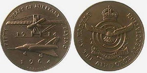 Medal commemorating military flight, 1964