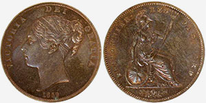 The new bronze penny, 1860