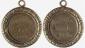 Picnic prize medal, 1883