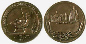 Professional Photographers' medal, 1934