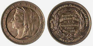 The Victoria Medal, 1882