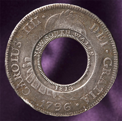Holey dollar. National Museum of Australia
