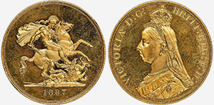 5 Pounds 1887 - Sydney