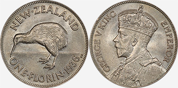 Florin 1936 - New Zealand