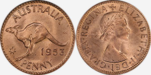 Penny 1953 Australia