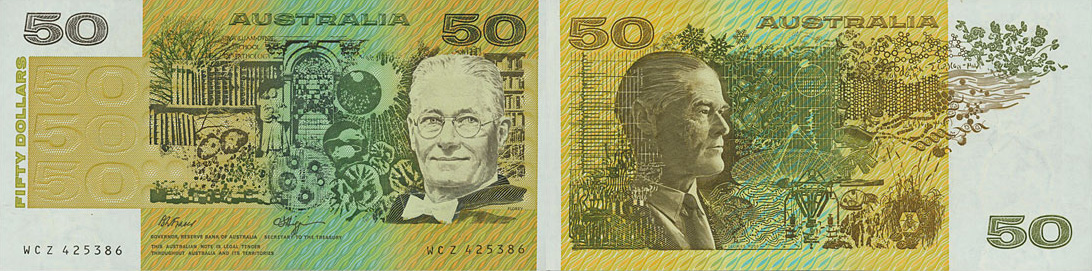50 dollars 1973 - Decimal banknote
