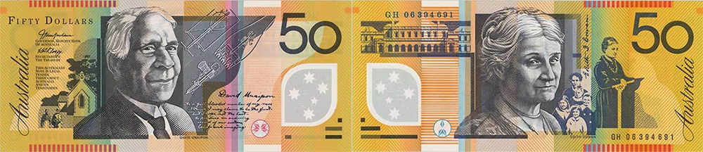 50 dollars 1995 - Decimal banknote