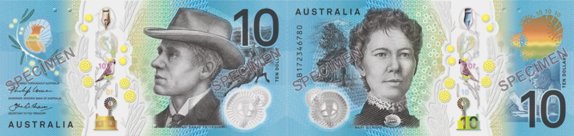 10 dollars 2017 - Decimal banknote