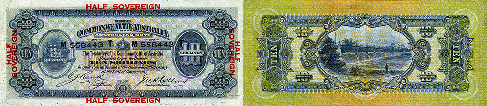 Ten shillings 1913 to 1923