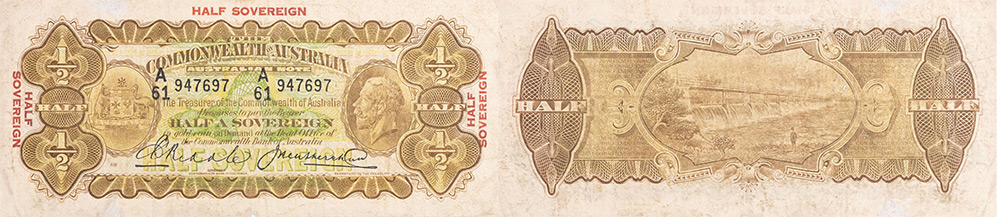 Ten shillings 1923 to 1933 - Australia Banknote