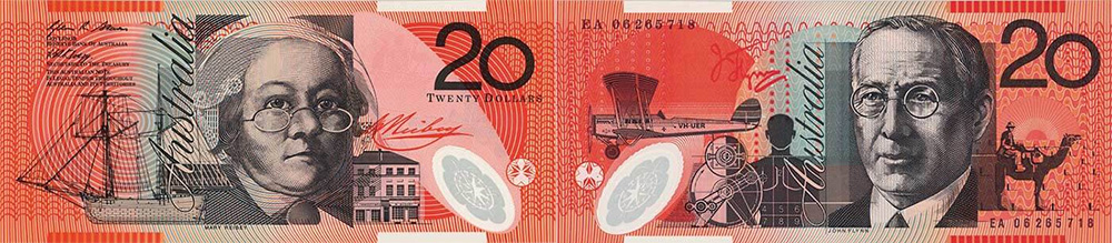 20 dollars 1994 - Decimal banknote