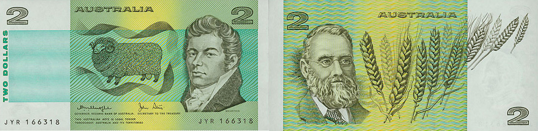 2 dollars 1966 - Decimal banknote
