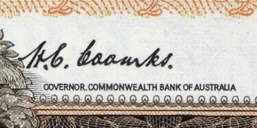 Australian banknote - Commonwealth Bank of Australia - 10 shillings