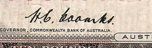 Australian banknote - Commonwealth Bank of Australia