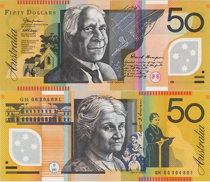Coins and Australia - Fifty dollars 1995-2017 - Australian banknotes guide and values