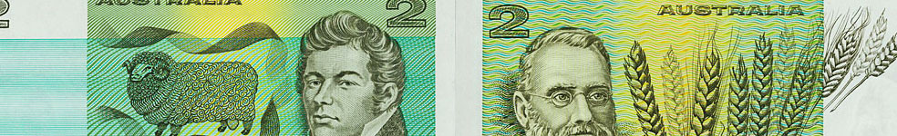 Two dollars 1966 to 1988 - Price guide and values