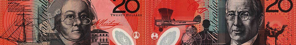 Australian Twenty dollars 1994 to 2018 - Price guide and values