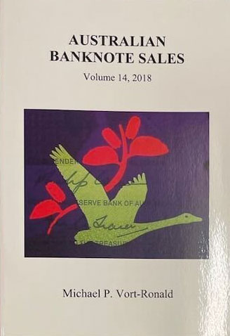 Australian Banknotes Sales - Volume 14, 2018