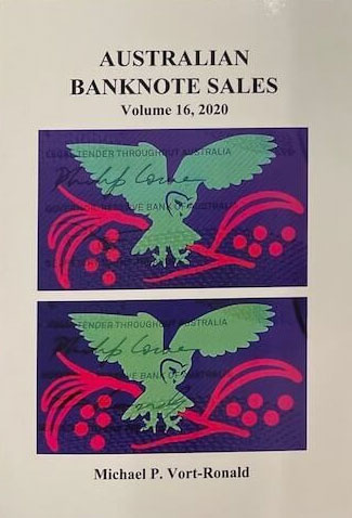 Australian Banknotes Sales - Volume 16, 2020