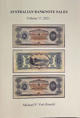 Australian Banknotes Sales - Volume 17, 2021