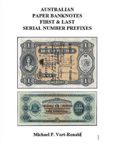 Australian Paper banknotes Frist & Last Serial Number Prefixes