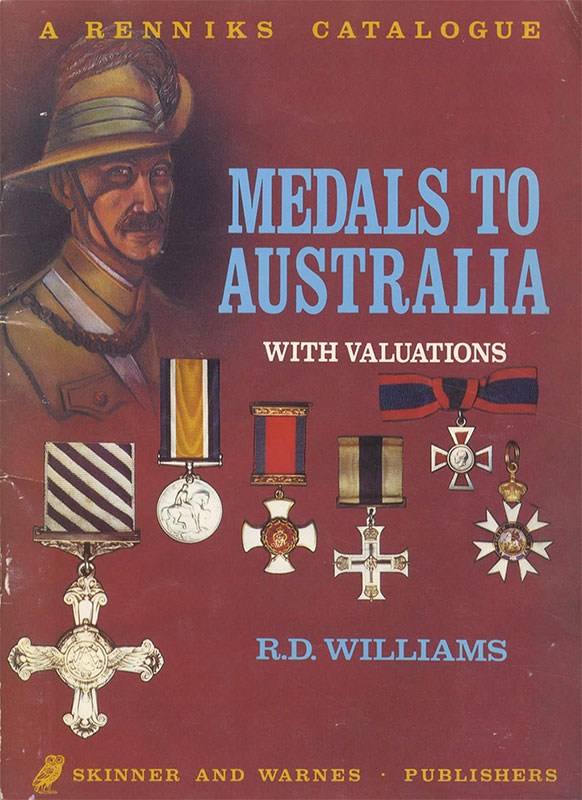 Medals to Australia with Valuations 1st Edition