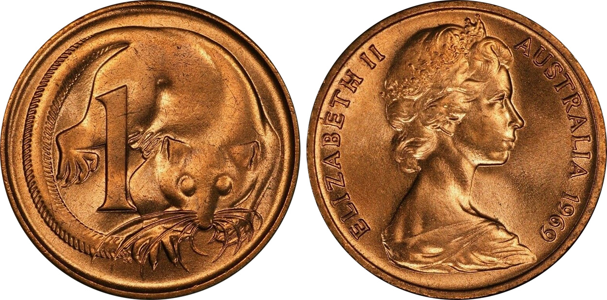 Details about   1975 AUSTRALIAN 1 ONE CENT COIN 