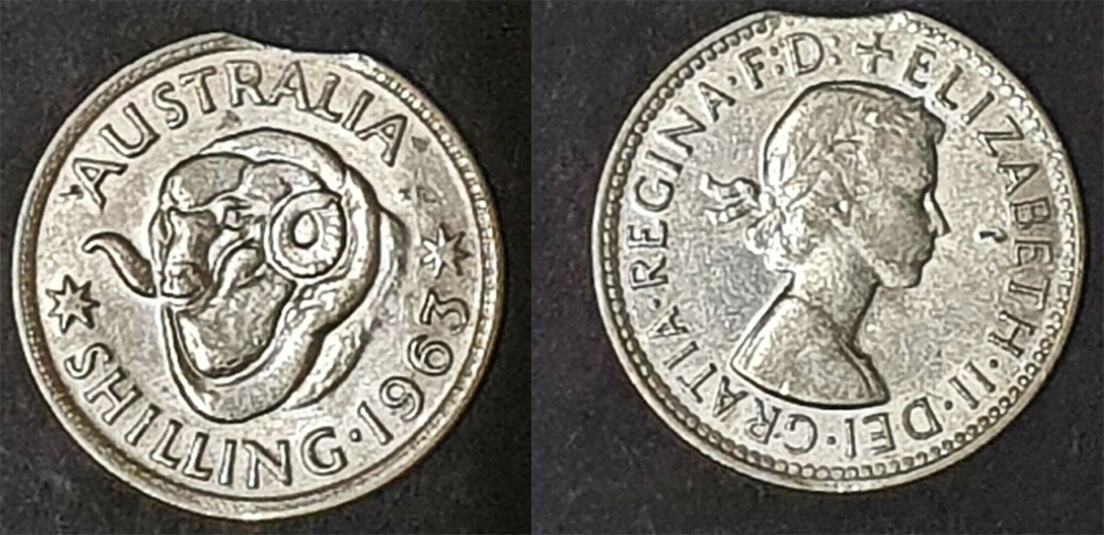 1911-1963 Dansco Supreme Australian Shilling Coin Porthole Album 