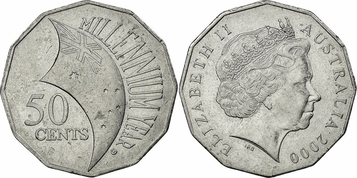 Fifty cent 2000 - Australian coin