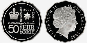 50 cents 2002 - Accession Silver
