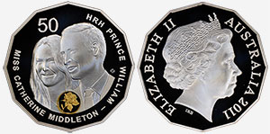 50 cents 2011 - Royal Wedding