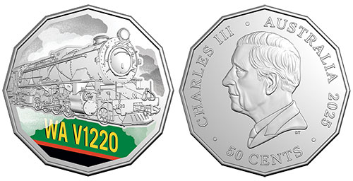 50 cents 2025 Western Australian V Class V1220 Australia