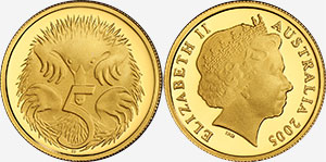 2005 5 Cents Gold - Australia