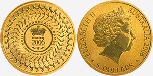 Melbourne 2006 Coin 5 dollars - Commonwealth Games