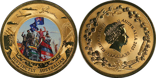 5 dollars 2015 Distinctly Australian