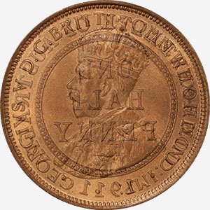1911 to 1936 - George V - Die clash