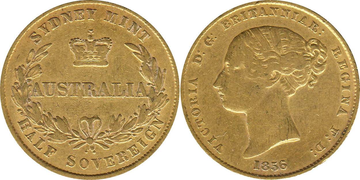Half-Sovereign 1855 - Australian coin