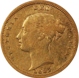 Half Sovereign - Young Head - Victoria