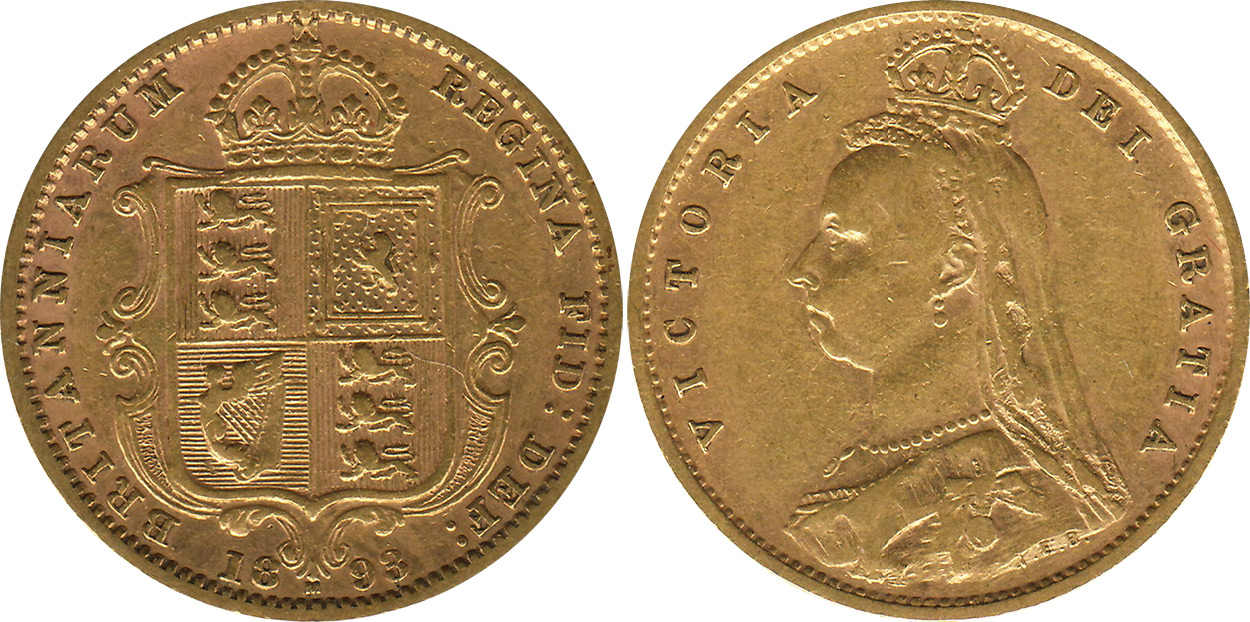 Half-Sovereign 1893 - Australian coin