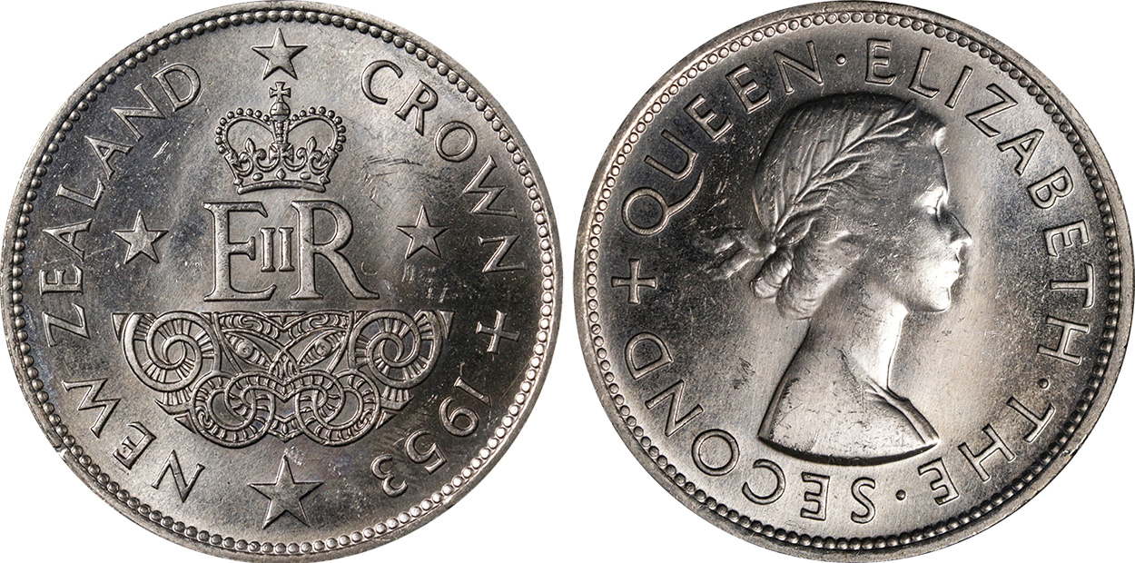 Crown 1953 - New Zealand coin