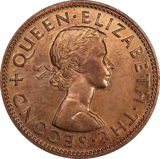 Coins and Australia - Half Penny - 1953 to 1965 - Elizabeth II - New Zealand - Grading